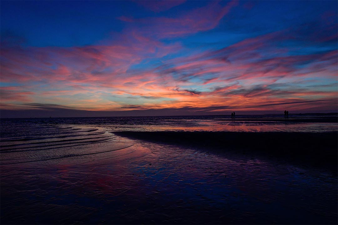 Zonsondergang Groene Strand