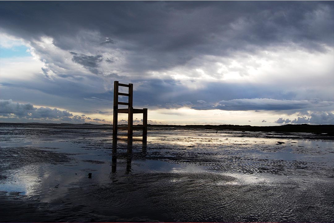 Oerol stoel op Groene strand